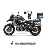 BMW R1200/1250 GS & GS Adventure Sticker – 'World Map' Design - HUGSTICKERCUSTOM